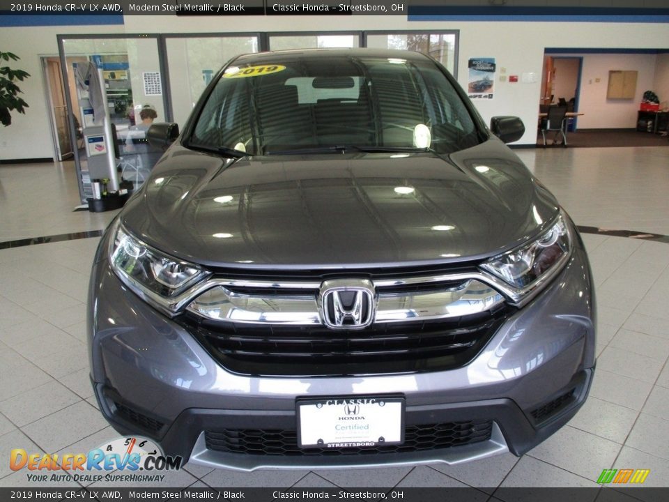 2019 Honda CR-V LX AWD Modern Steel Metallic / Black Photo #2