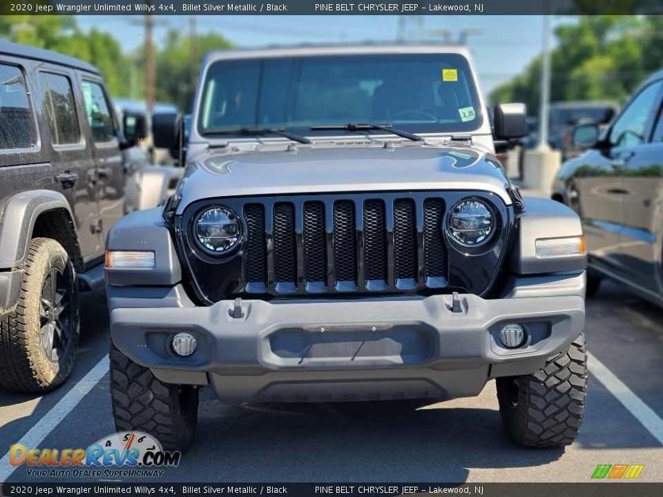 2020 Jeep Wrangler Unlimited Willys 4x4 Billet Silver Metallic / Black Photo #2