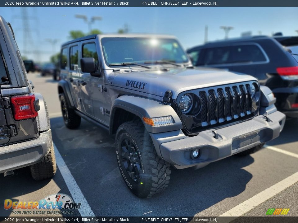 2020 Jeep Wrangler Unlimited Willys 4x4 Billet Silver Metallic / Black Photo #3