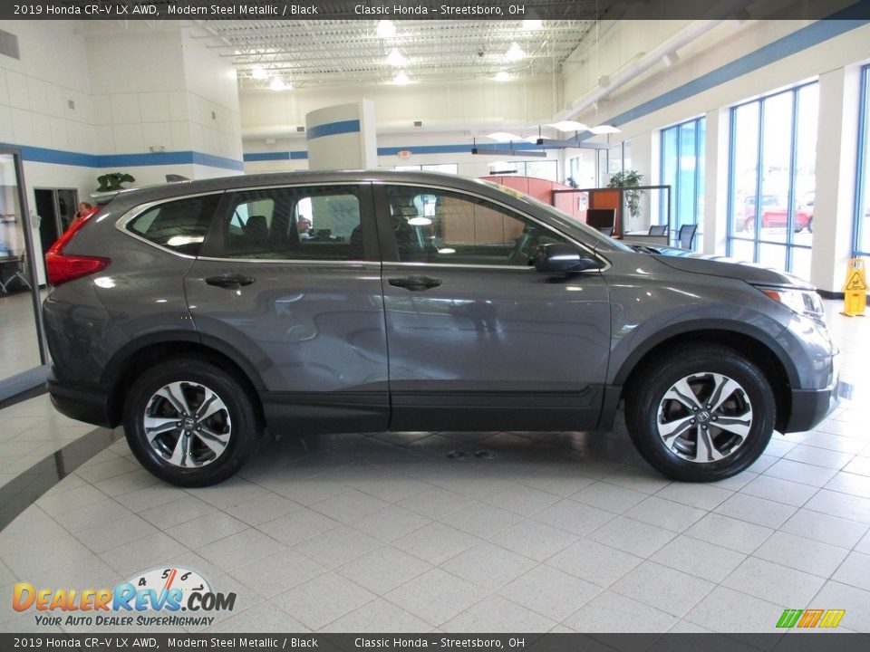 2019 Honda CR-V LX AWD Modern Steel Metallic / Black Photo #4