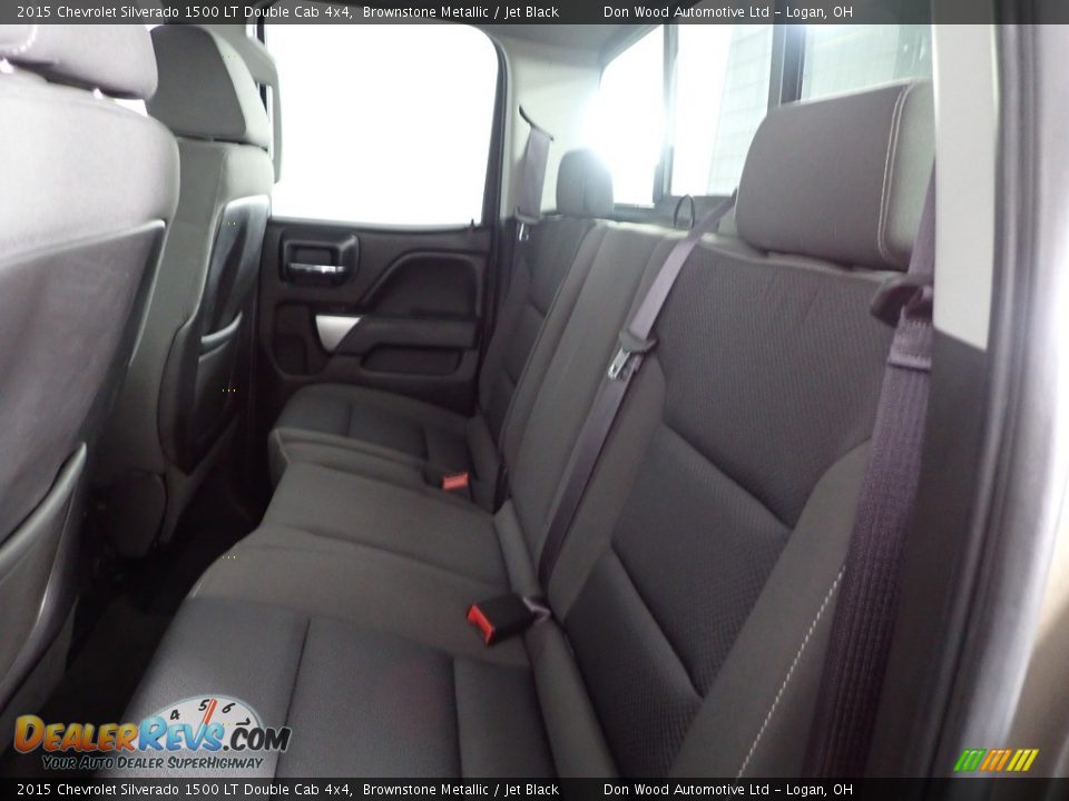 2015 Chevrolet Silverado 1500 LT Double Cab 4x4 Brownstone Metallic / Jet Black Photo #22