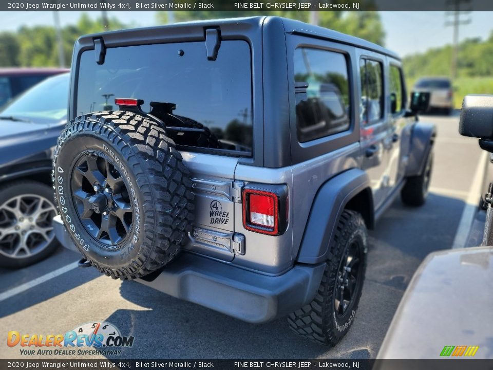 2020 Jeep Wrangler Unlimited Willys 4x4 Billet Silver Metallic / Black Photo #6
