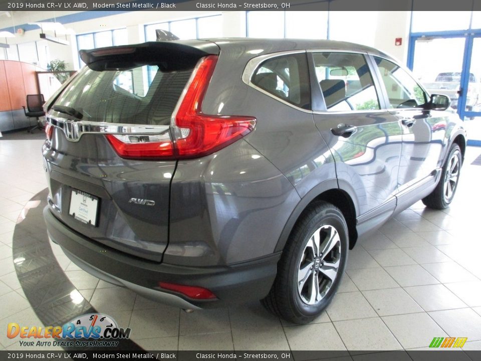 2019 Honda CR-V LX AWD Modern Steel Metallic / Black Photo #7