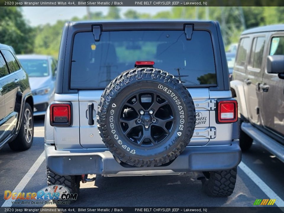 2020 Jeep Wrangler Unlimited Willys 4x4 Billet Silver Metallic / Black Photo #7