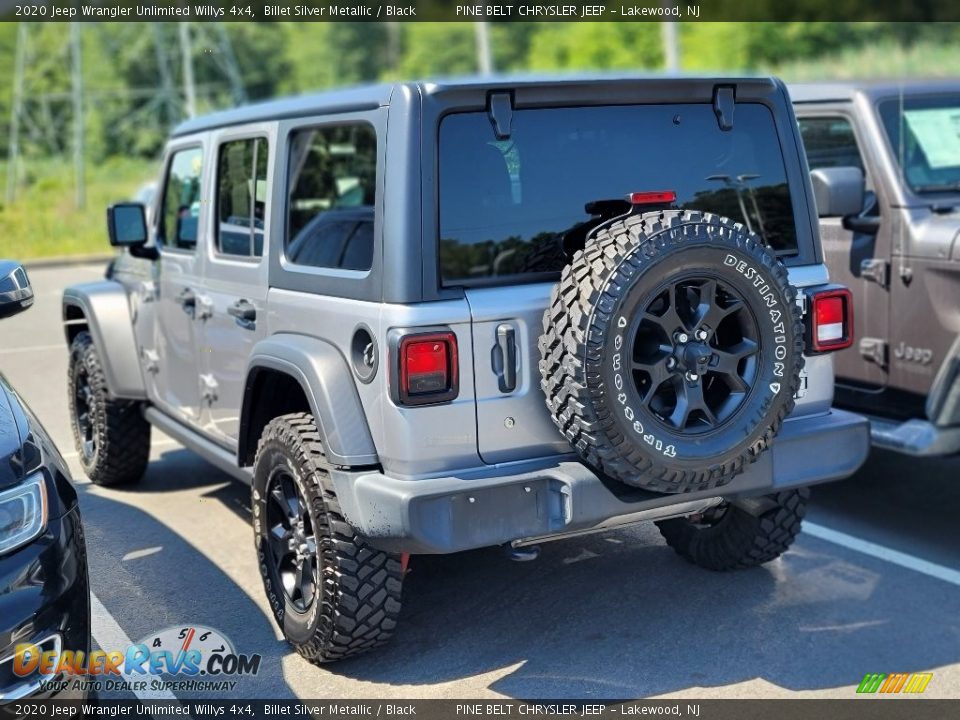 2020 Jeep Wrangler Unlimited Willys 4x4 Billet Silver Metallic / Black Photo #8