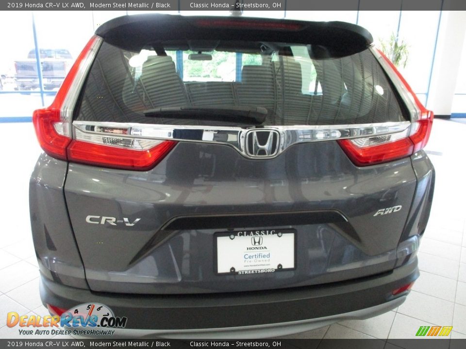 2019 Honda CR-V LX AWD Modern Steel Metallic / Black Photo #8