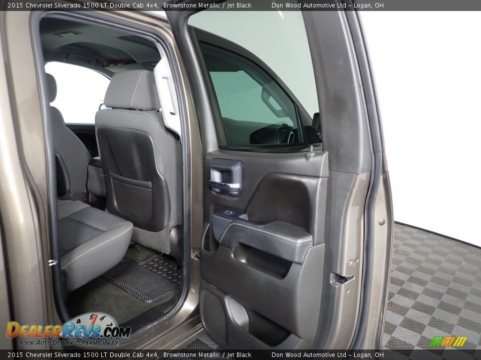 2015 Chevrolet Silverado 1500 LT Double Cab 4x4 Brownstone Metallic / Jet Black Photo #26