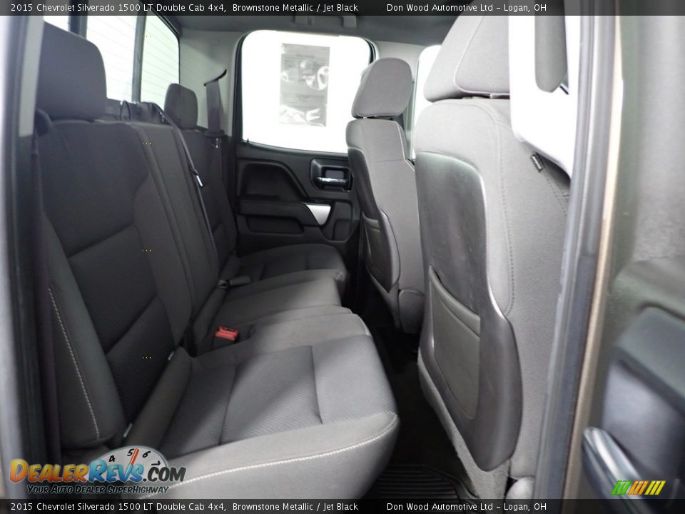 2015 Chevrolet Silverado 1500 LT Double Cab 4x4 Brownstone Metallic / Jet Black Photo #27