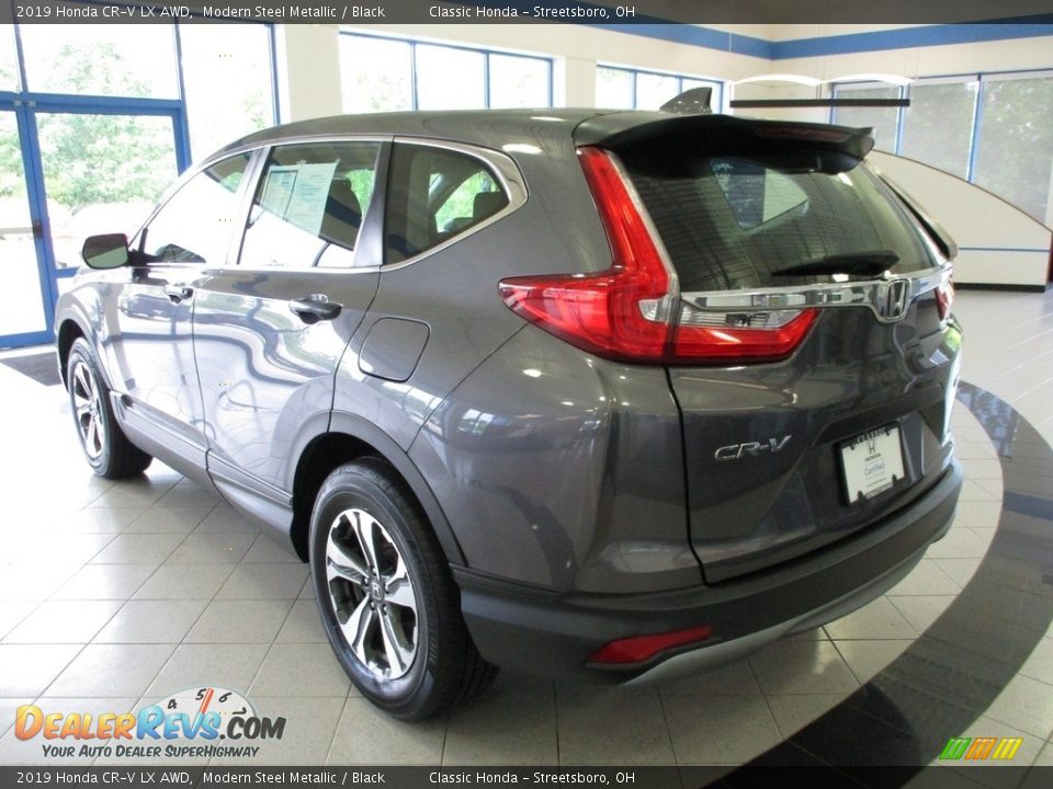 2019 Honda CR-V LX AWD Modern Steel Metallic / Black Photo #9