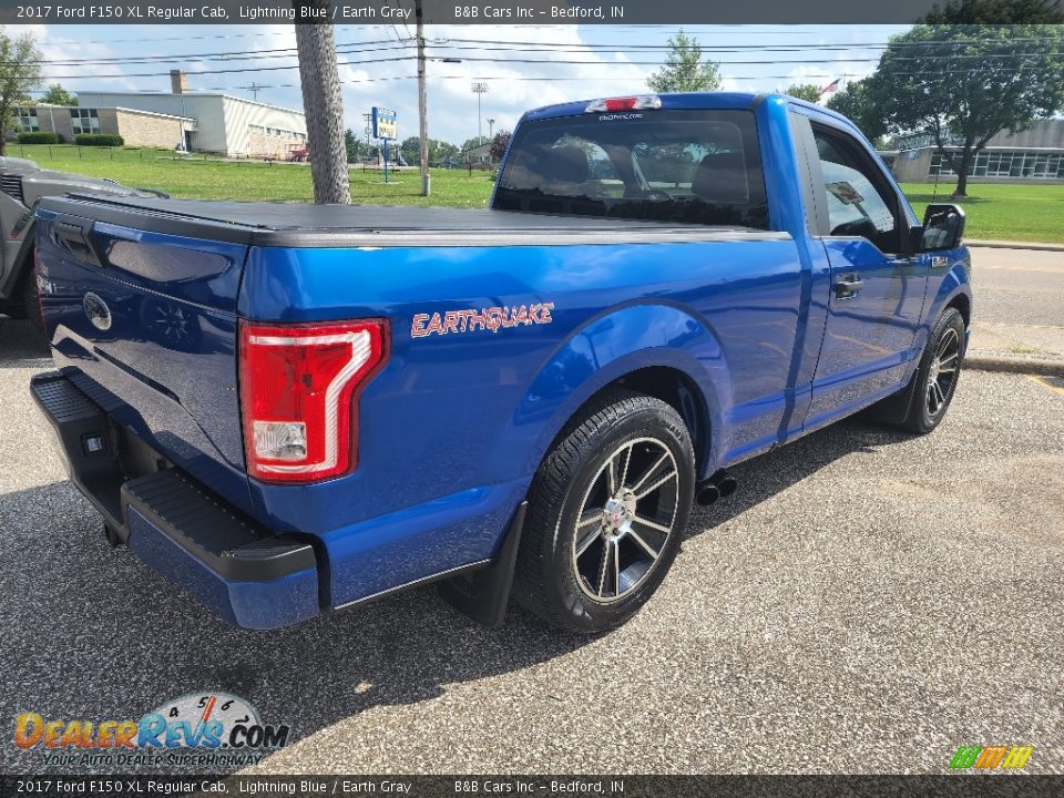 2017 Ford F150 XL Regular Cab Lightning Blue / Earth Gray Photo #31