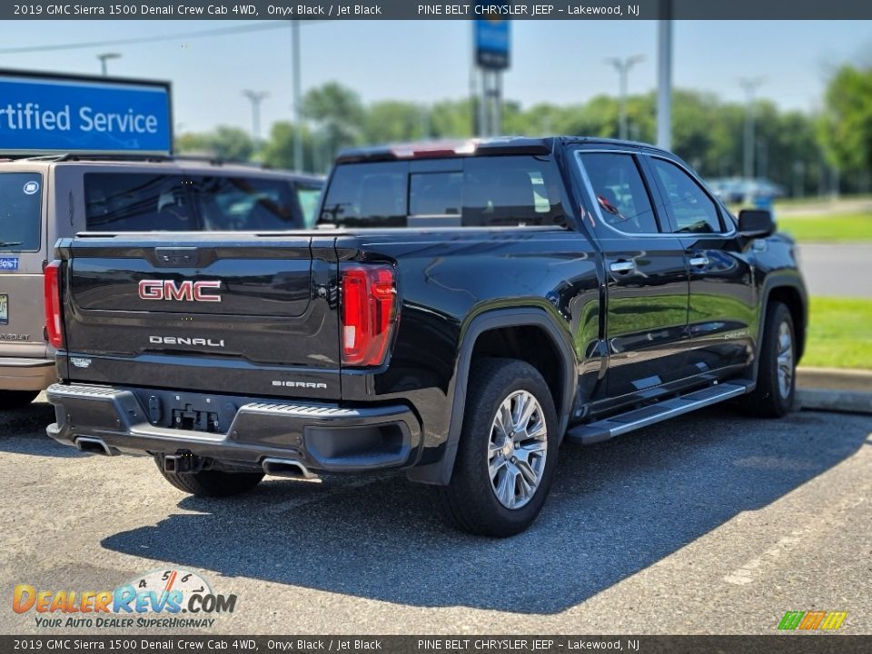 2019 GMC Sierra 1500 Denali Crew Cab 4WD Onyx Black / Jet Black Photo #6