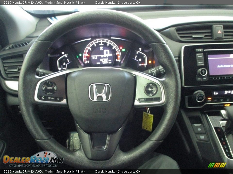 2019 Honda CR-V LX AWD Modern Steel Metallic / Black Photo #29