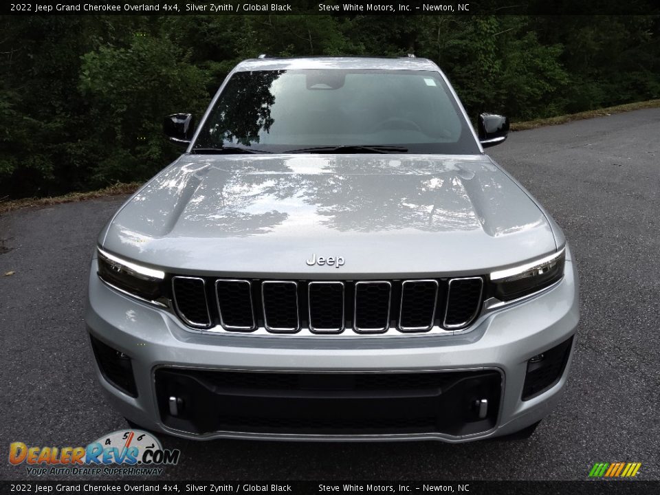 2022 Jeep Grand Cherokee Overland 4x4 Silver Zynith / Global Black Photo #3