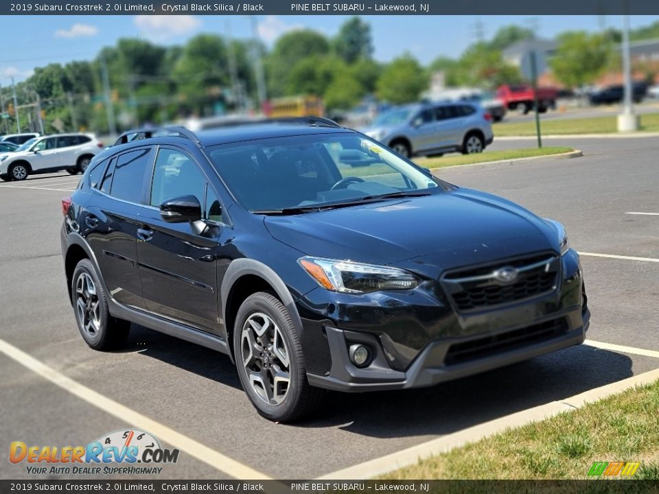 2019 Subaru Crosstrek 2.0i Limited Crystal Black Silica / Black Photo #3