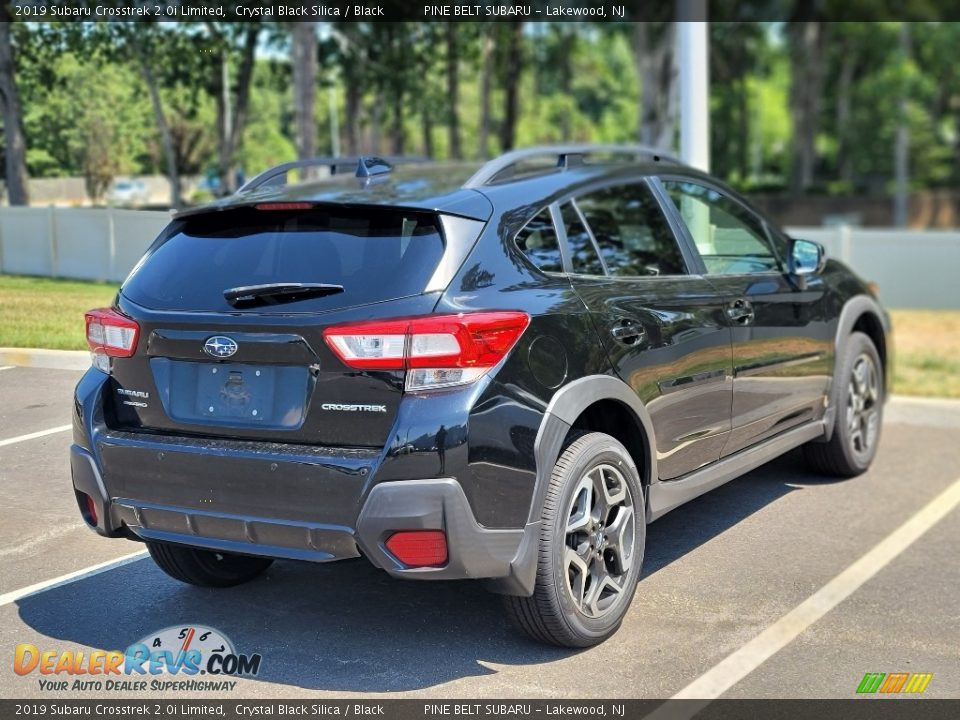 2019 Subaru Crosstrek 2.0i Limited Crystal Black Silica / Black Photo #6