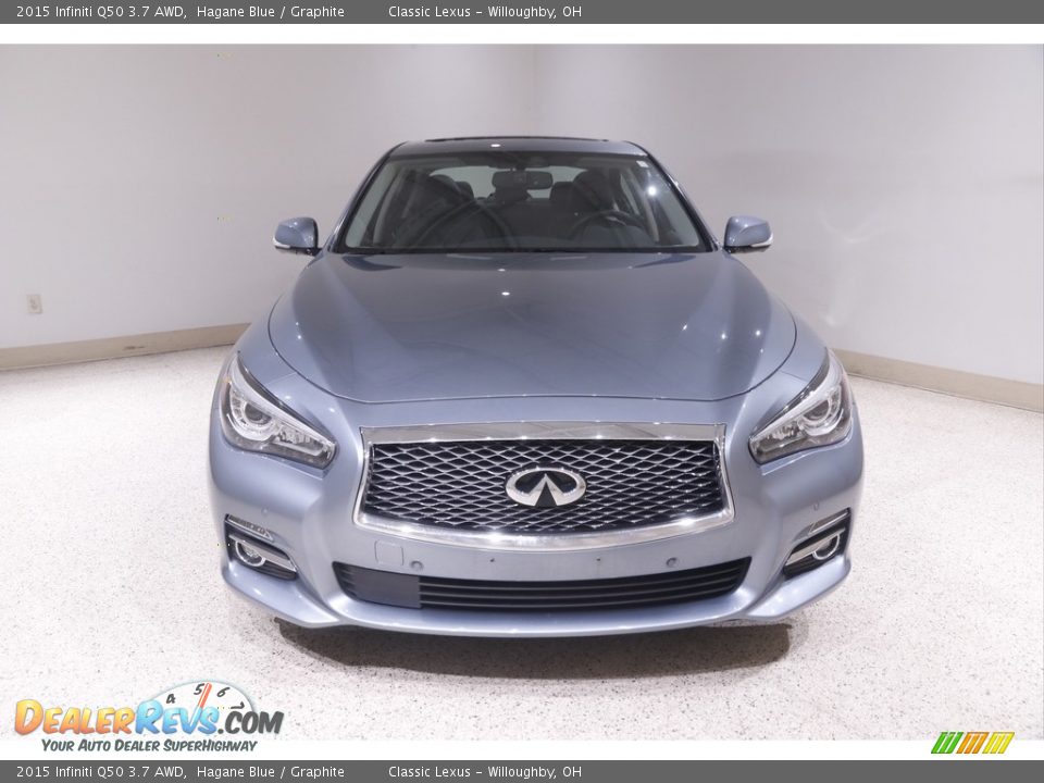 2015 Infiniti Q50 3.7 AWD Hagane Blue / Graphite Photo #2