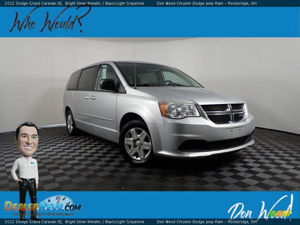 2012 Dodge Grand Caravan SE Bright Silver Metallic / Black/Light Graystone Photo #1