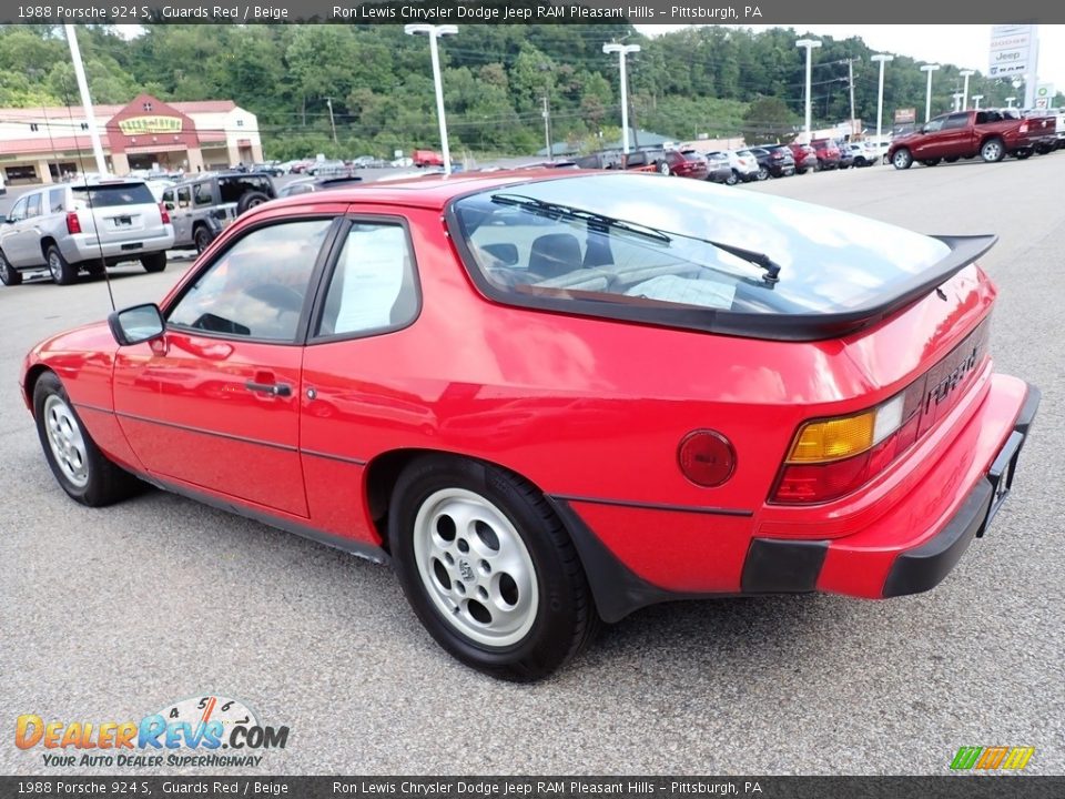 Guards Red 1988 Porsche 924 S Photo #3