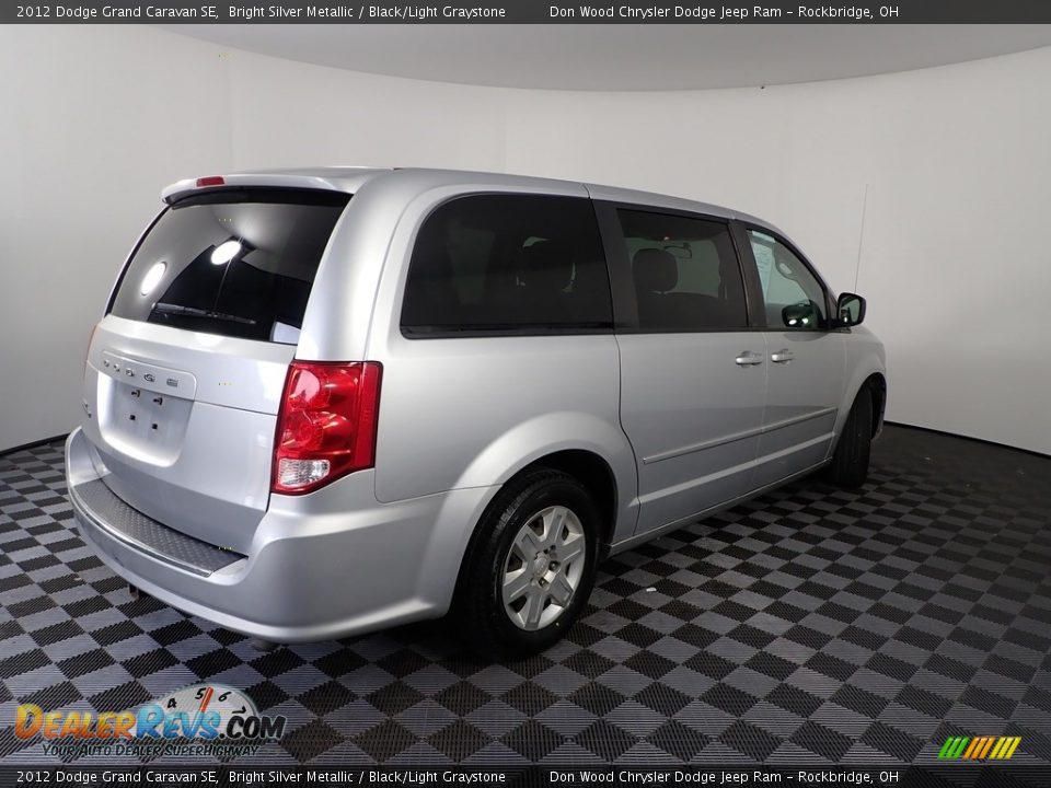 2012 Dodge Grand Caravan SE Bright Silver Metallic / Black/Light Graystone Photo #7