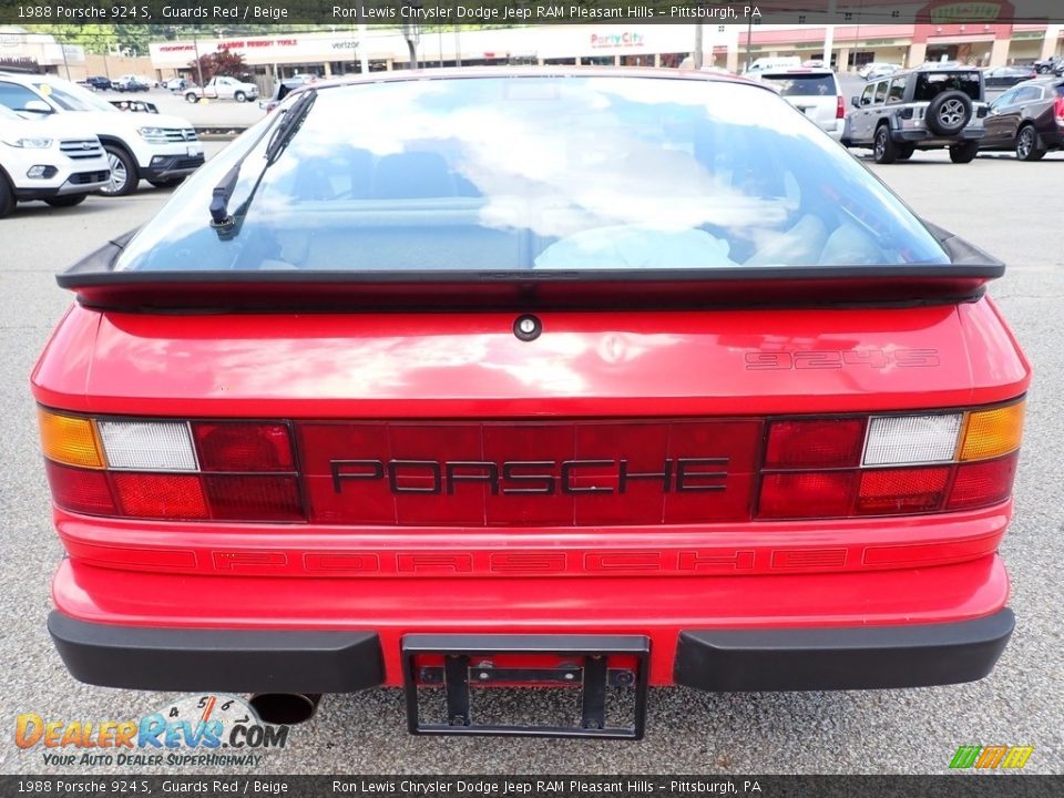 Guards Red 1988 Porsche 924 S Photo #4