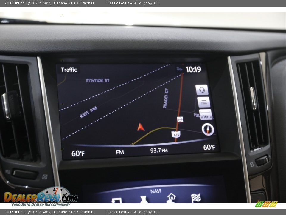 Navigation of 2015 Infiniti Q50 3.7 AWD Photo #10