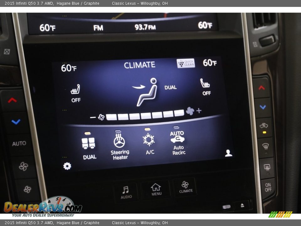 Controls of 2015 Infiniti Q50 3.7 AWD Photo #15