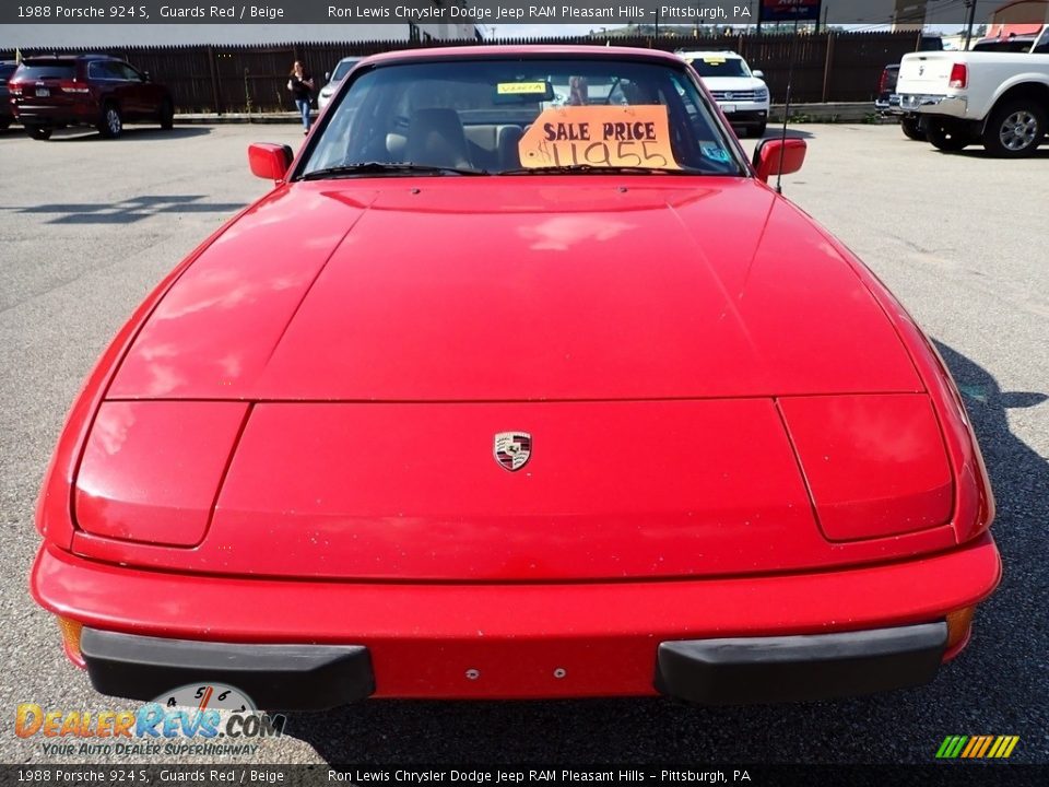 Guards Red 1988 Porsche 924 S Photo #8