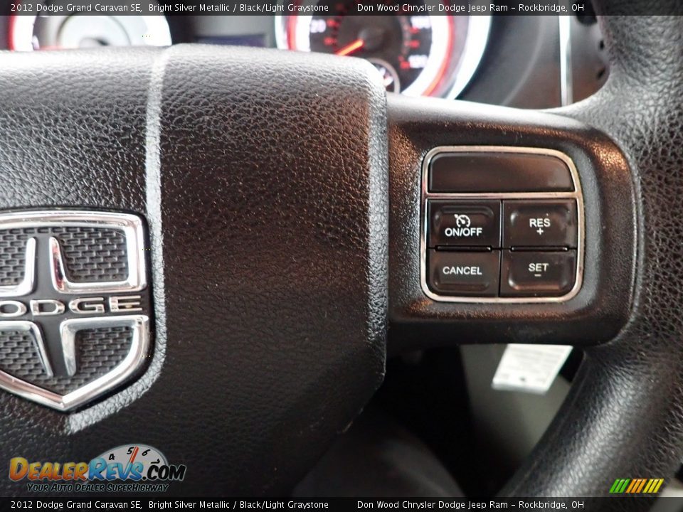 2012 Dodge Grand Caravan SE Bright Silver Metallic / Black/Light Graystone Photo #13