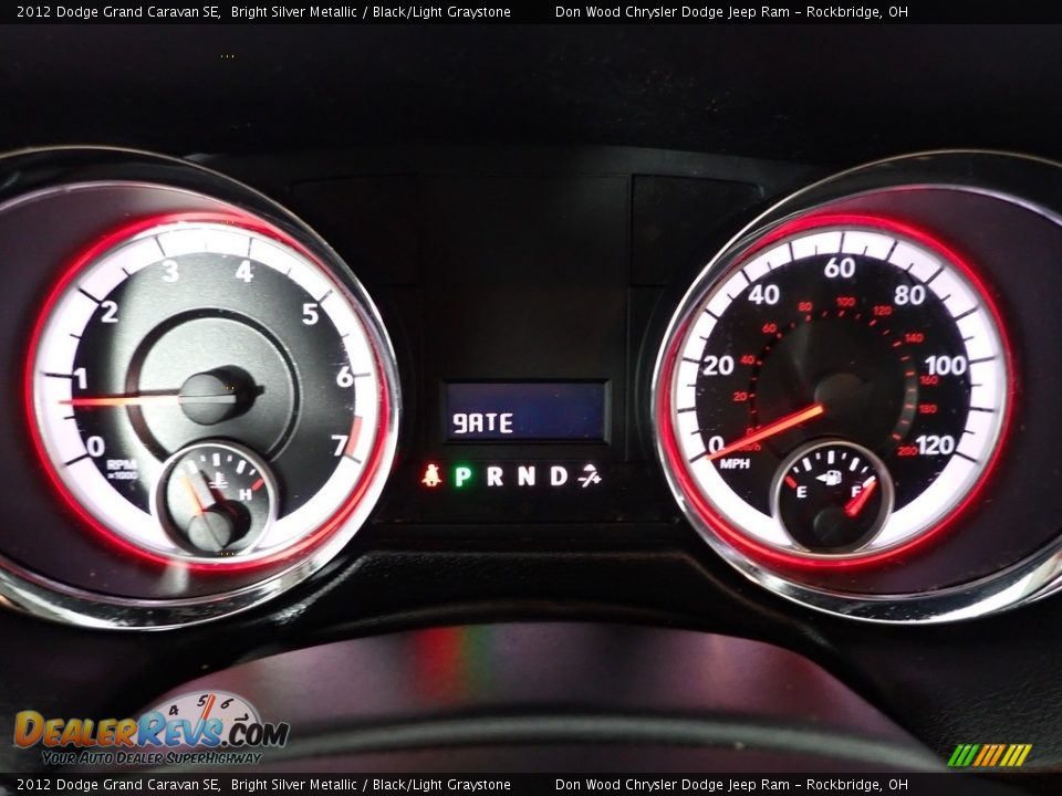 2012 Dodge Grand Caravan SE Bright Silver Metallic / Black/Light Graystone Photo #14