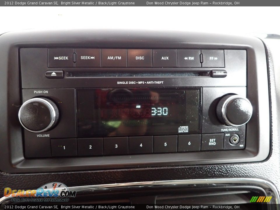 2012 Dodge Grand Caravan SE Bright Silver Metallic / Black/Light Graystone Photo #15