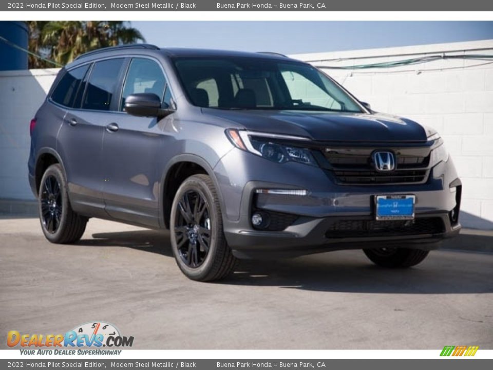 2022 Honda Pilot Special Edition Modern Steel Metallic / Black Photo #1