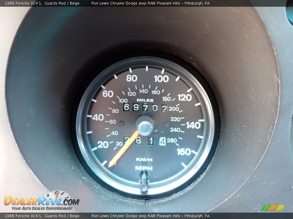 1988 Porsche 924 S Gauges Photo #20