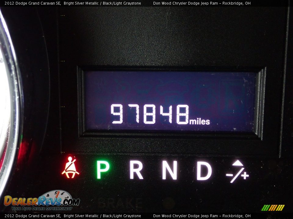 2012 Dodge Grand Caravan SE Bright Silver Metallic / Black/Light Graystone Photo #28