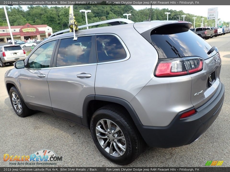 2019 Jeep Cherokee Latitude Plus 4x4 Billet Silver Metallic / Black Photo #3