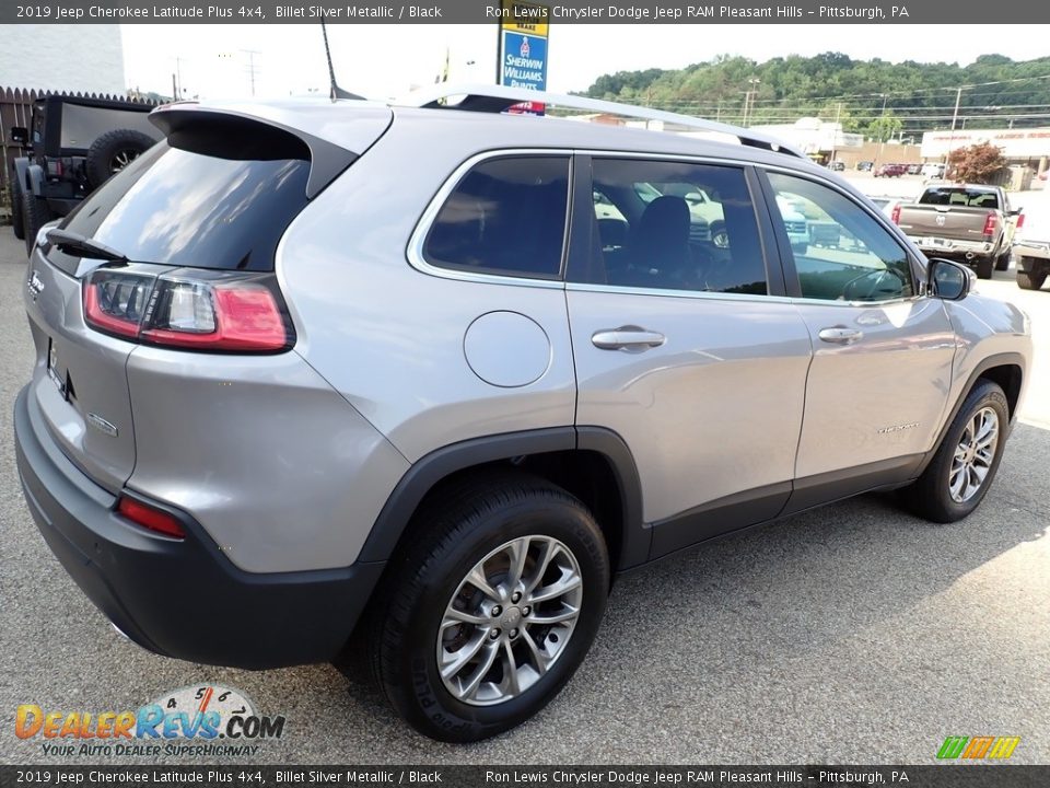 2019 Jeep Cherokee Latitude Plus 4x4 Billet Silver Metallic / Black Photo #6