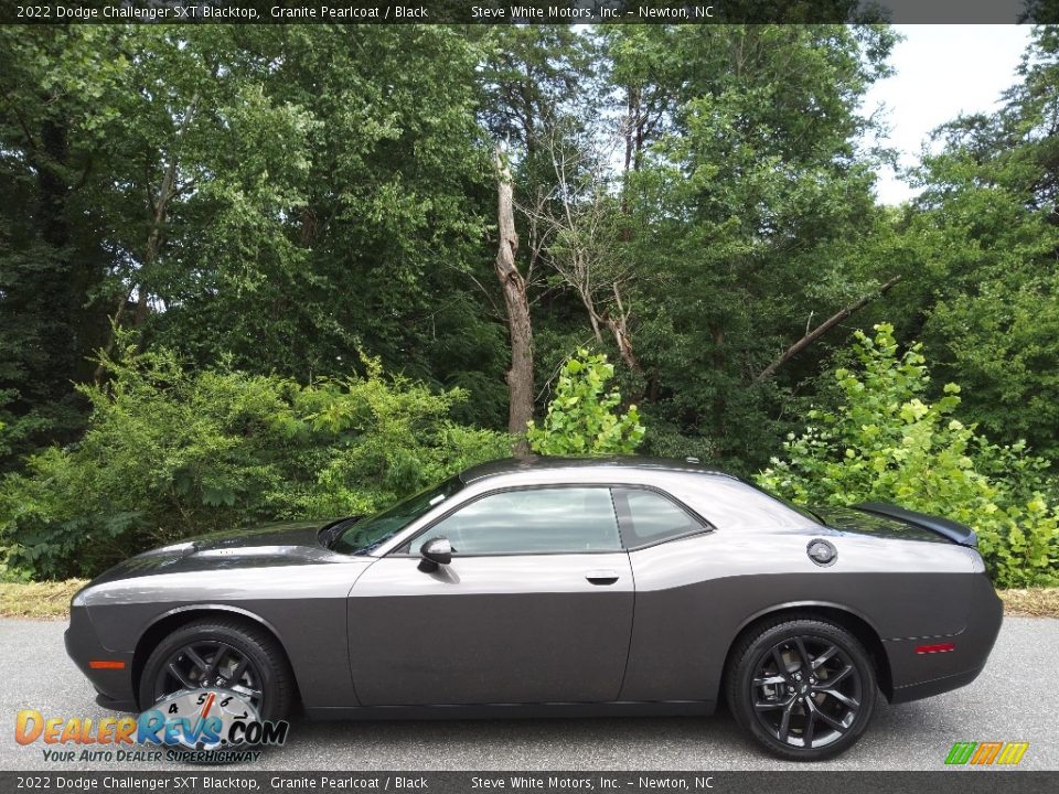 2022 Dodge Challenger SXT Blacktop Granite Pearlcoat / Black Photo #1