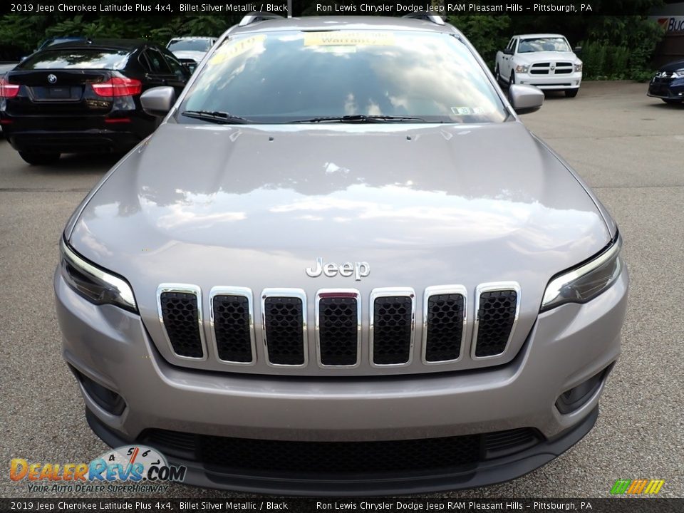 2019 Jeep Cherokee Latitude Plus 4x4 Billet Silver Metallic / Black Photo #9