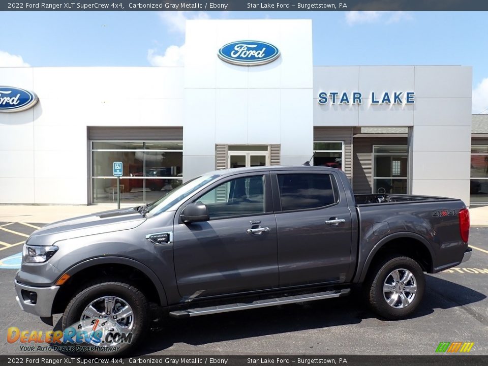 2022 Ford Ranger XLT SuperCrew 4x4 Carbonized Gray Metallic / Ebony Photo #1