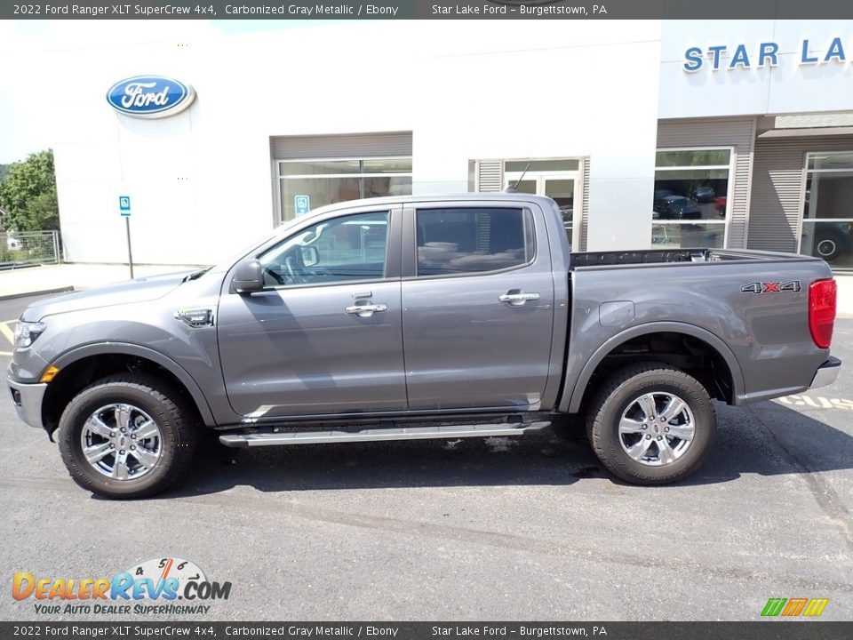 2022 Ford Ranger XLT SuperCrew 4x4 Carbonized Gray Metallic / Ebony Photo #2