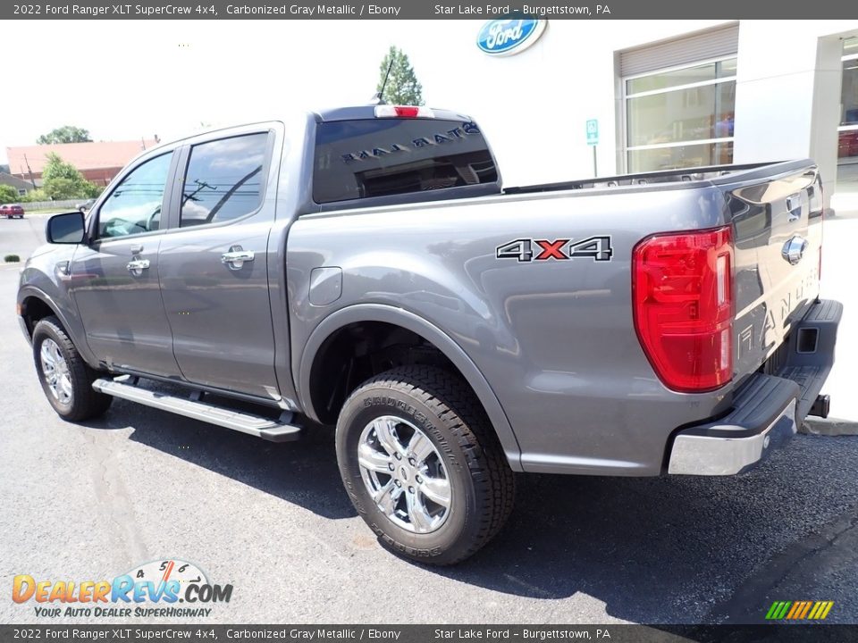 2022 Ford Ranger XLT SuperCrew 4x4 Carbonized Gray Metallic / Ebony Photo #3