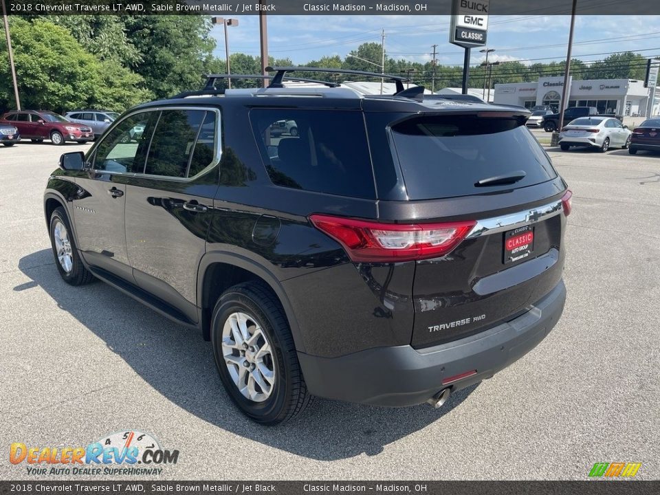 2018 Chevrolet Traverse LT AWD Sable Brown Metallic / Jet Black Photo #2