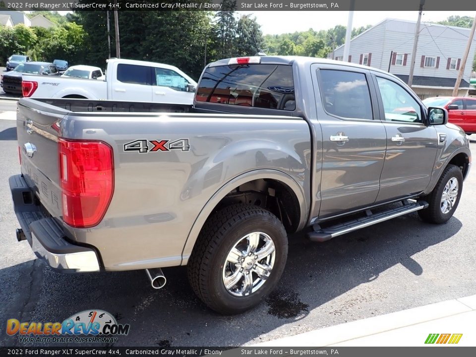 2022 Ford Ranger XLT SuperCrew 4x4 Carbonized Gray Metallic / Ebony Photo #5