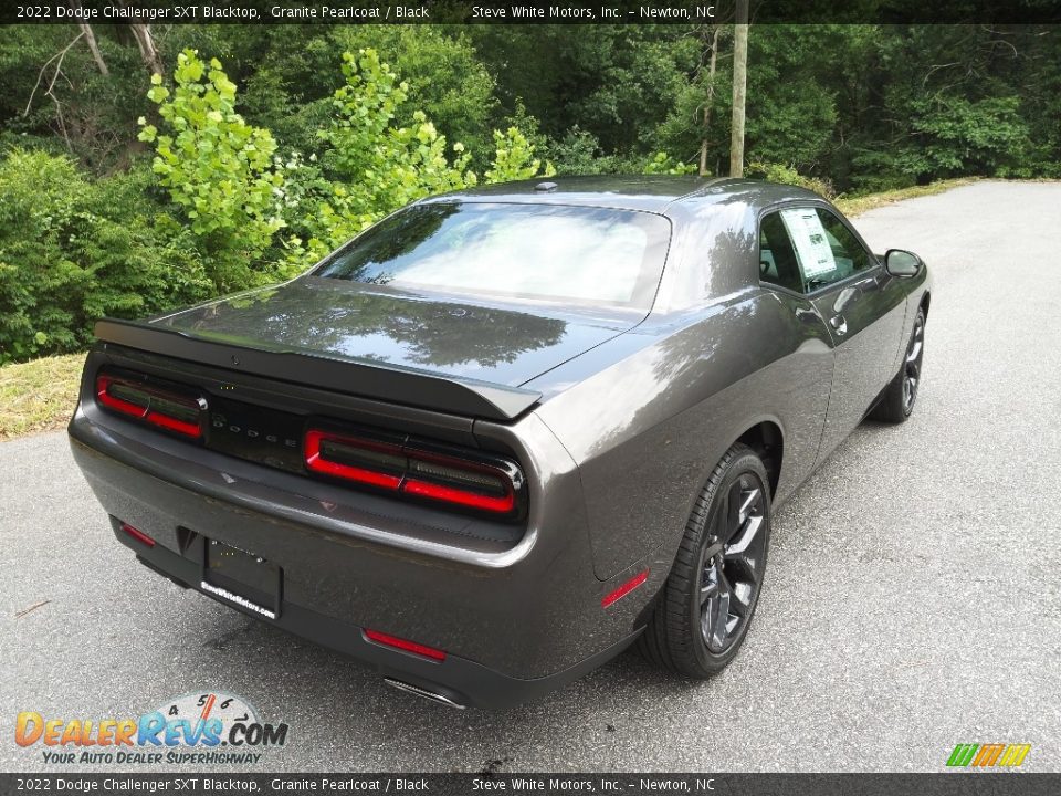 2022 Dodge Challenger SXT Blacktop Granite Pearlcoat / Black Photo #6