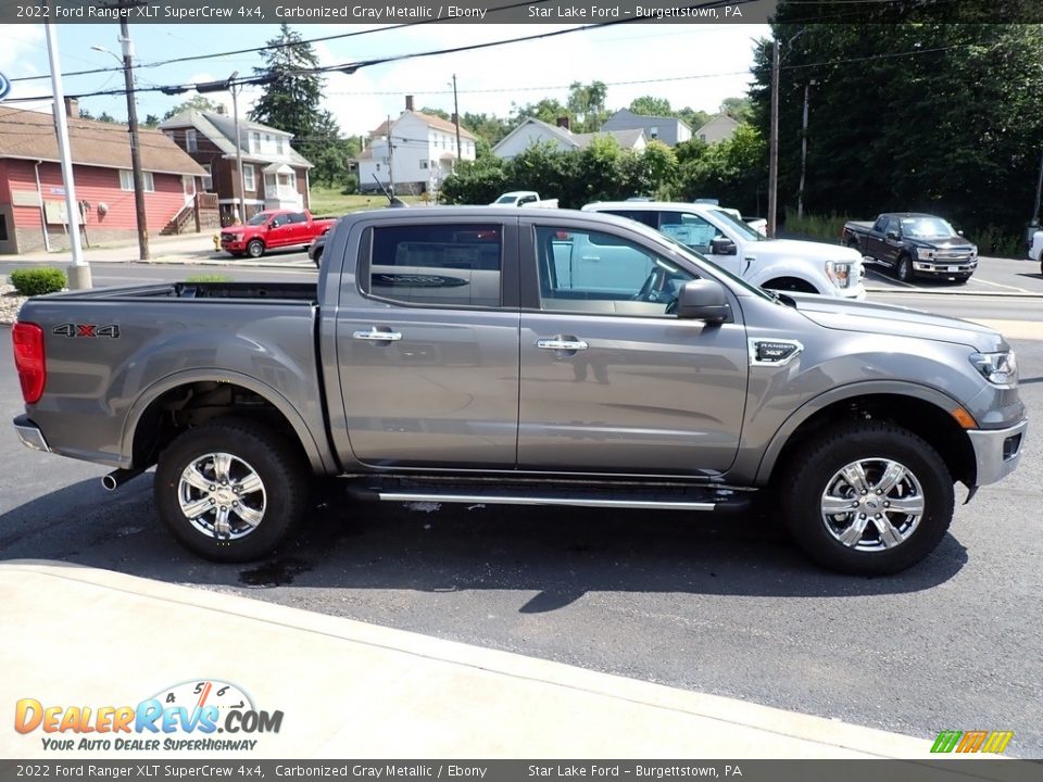 2022 Ford Ranger XLT SuperCrew 4x4 Carbonized Gray Metallic / Ebony Photo #6