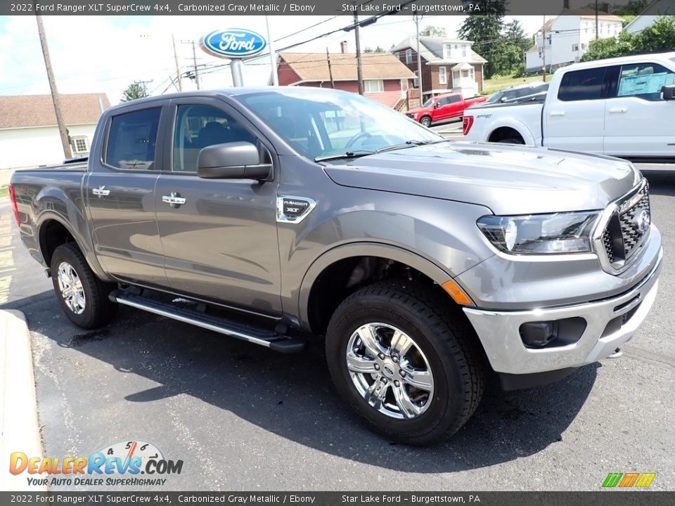 2022 Ford Ranger XLT SuperCrew 4x4 Carbonized Gray Metallic / Ebony Photo #7