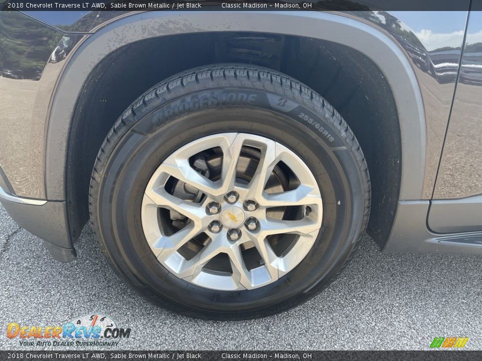 2018 Chevrolet Traverse LT AWD Sable Brown Metallic / Jet Black Photo #5