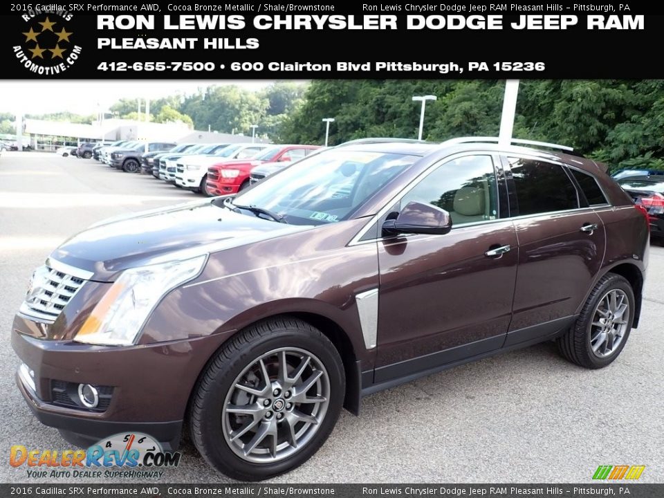 2016 Cadillac SRX Performance AWD Cocoa Bronze Metallic / Shale/Brownstone Photo #1