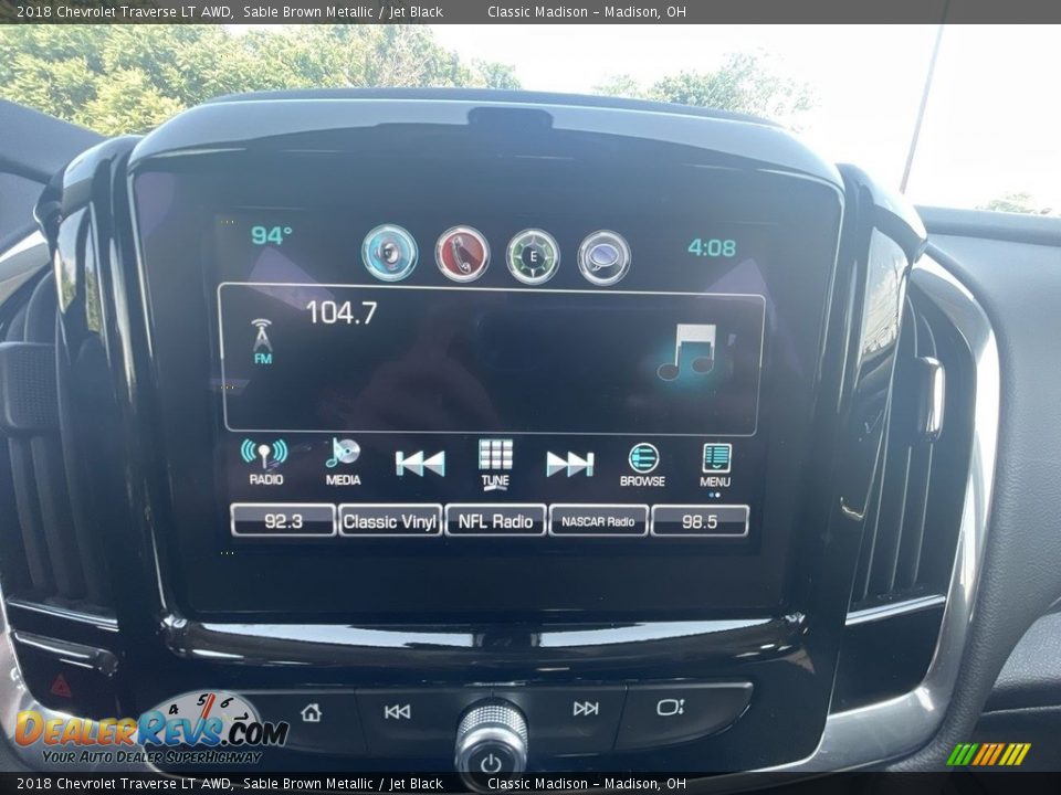 2018 Chevrolet Traverse LT AWD Sable Brown Metallic / Jet Black Photo #11
