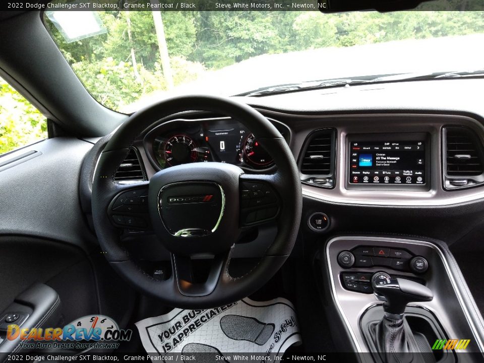 2022 Dodge Challenger SXT Blacktop Granite Pearlcoat / Black Photo #14