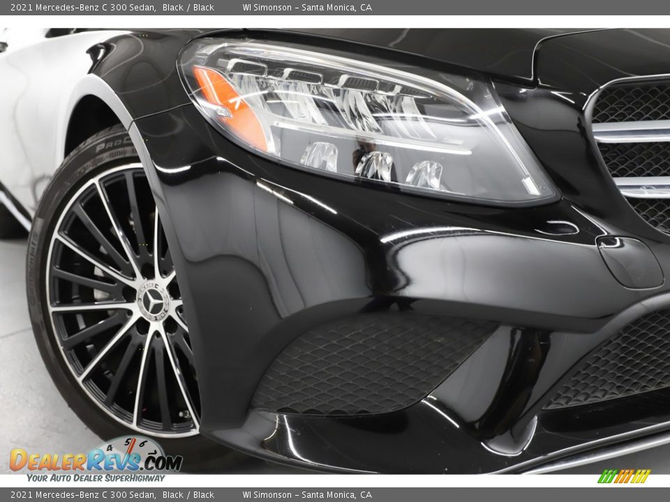 2021 Mercedes-Benz C 300 Sedan Black / Black Photo #3